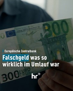 106K views · 331 reactions |  300-Euro-Scheine?!  In der 23. Etage des EZB-Towers geht es um die Falschgeldbekämpfung. Und da hat man schon fast alles an kuriosen Scheinen gesehen.  #InsideSkylineFrankfurt #EZB  Die ganze Folge der dreiteiligen Serie könnt ihr hier sehen: https://1.ard.de/Inside_Skyline_F02?fb=c2 | Hessischer Rundfunk | Facebook