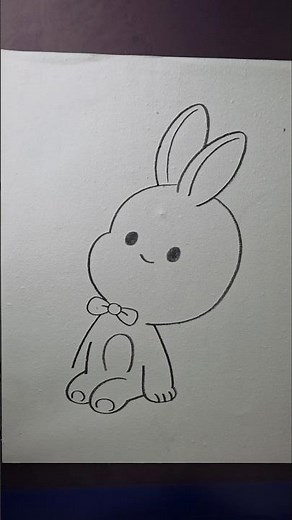 rabbit drawing | how to draw rabbit step by step