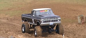 1970s Ford Digs through a Deep Bog: Muddy Monday