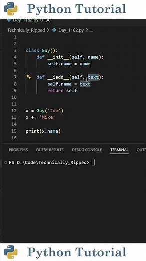 The Hidden Python Method Behind += | Python Tutorial