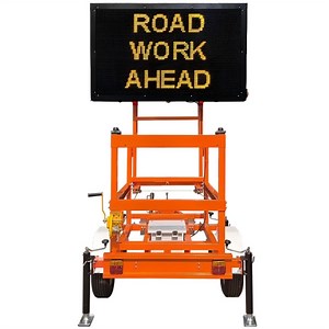 [Hot Item] Customized Traffic Road Information Board Variable Message Sign Board Mobile Trailer Portable Changeable Message