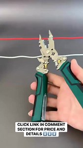 10K views · 85 reactions | 8/7 In 1 Wire Stripping Pliers Multifunction Electrician Cable Cutter Stripper Cutting Splitting Winding Repair Tools #multifunctional #8in7 #pliers #stripper #repairtools #highlight #DIYTools #reels #followers | PoorMan | Facebook