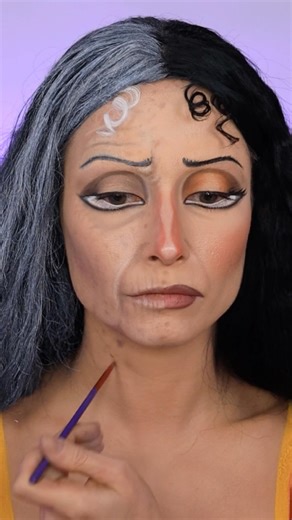 Mother knows BEST 🥀 #tangled #rapunzel #makeuptransformation