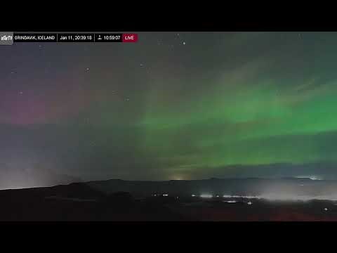 🔴 Live Now: Geomagnetic Storm Lights Up Iceland | Live Aurora in 4K
