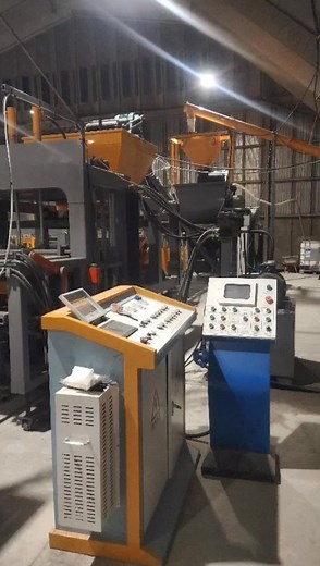 pondeuse brique semi automatique giantlin, machine industrielle fabrication parpaing | 高猛