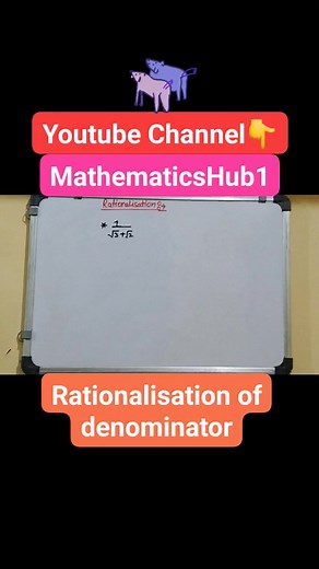 Rationalisation of denominator #rationalisation #math #explorepage #education #onlinemath #reels #knowledge #maths #mathematics | Mathematics Hub