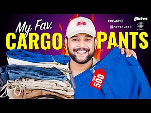10 Best Stylish Cargo Pants for College Men 🔥 Cargo Pant Haul 2025 | Powerlook, Snitch | ONE CHANCE