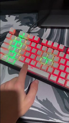 Hyperx pudding keycaps on apex pro tkl # keyboard