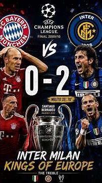 Bayern Munich 0-2 Inter Milan | UCL 2009/10 Final #Football #footballhighlights #bayern