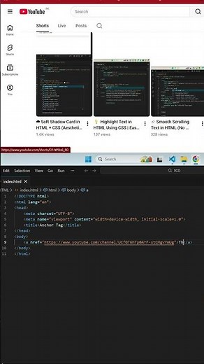 How to Use Anchor Tag in HTML | A Tag Explained in 20 Seconds | The Creative Developer #tcd