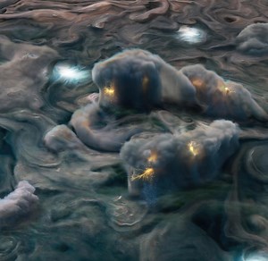 Shallow Lightning in the Atmosphere of Jupiter Gets Visualized by NASA