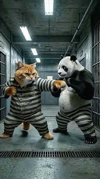 Animals in prison be like #shorts #funny #animals