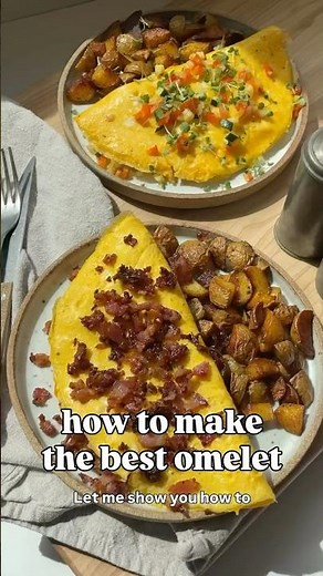 BEST Easy Omelette Recipe Ever 🍳🥚