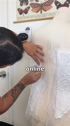 No more doom scrolling. Try this instead! #weddingdress #sewing #diybride