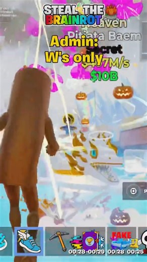 INSANLY GUARANTEED SECRET CODE STEAL THE BRAINROT #fortnite ALL WORKING SECRET CODES ADMIN ABUSE