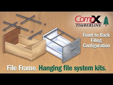 CompX Timberline - File Frame: Front to Back Filing Configuration