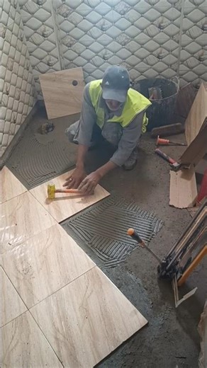 Bathroom Tile Installation in Minutes | Perfect Floor Tiles