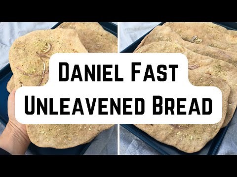 Easy Unleavened Bread Recipe for Daniel Fast #danielfast #breadrecipe