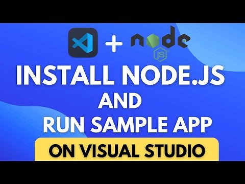 How to Install NodeJS on Visual Studio (With Sample App)