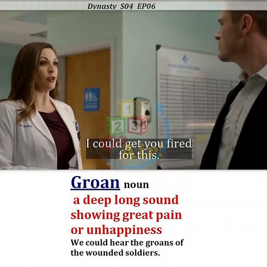 Groan - Meaning, Pronunciation, Usage | Learn English with TV Shows - Wednesday