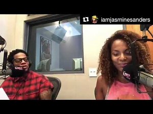 Behind The Scenes at the D L Hughley Show w/Cohost Jasmine Sanders The Bonnie & Clyde of Radio!