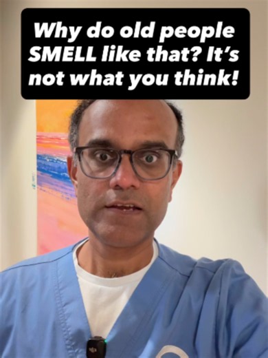 You know that distinct scent you sometimes notice around older adults, often called