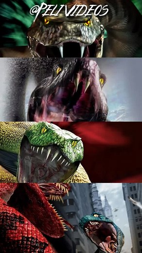 De Peor A Mejor: La Saga De Python #cine #syfy #comedia #peliculas #serieb #peliculasmalas #entretenimiento #scifi #theasylum