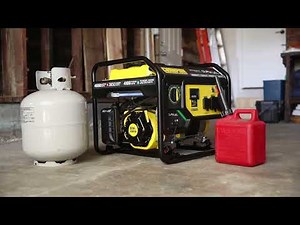 Champion 3650-Watt Dual Fuel Portable Generator with CO Shield® (Model 200970)