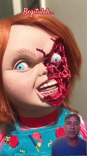 chuki under demon control #horror #doll #film #chuki #ghost #devil #ghost #viral