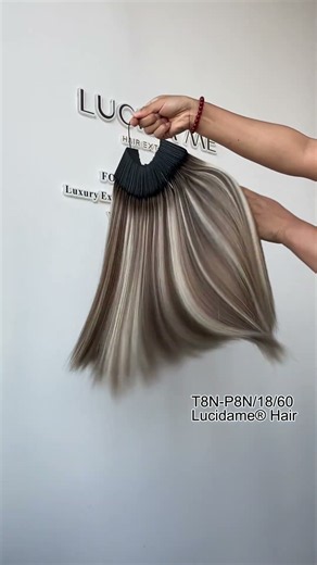 Dark Root Balayage Hair Extensions | Seamless Color Transition #humanhairextensions #virginhair
