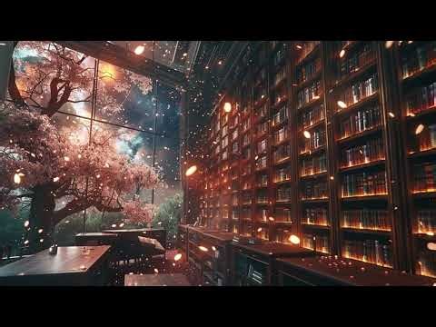 【FOCUS】Night Sakura LibraryDeep Focus Japanese Ambient for Study & Relax