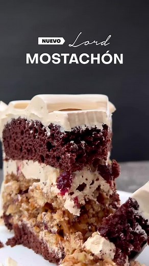 Delicioso pastel de chocolate y mostachón: receta única de Lord Mostachon