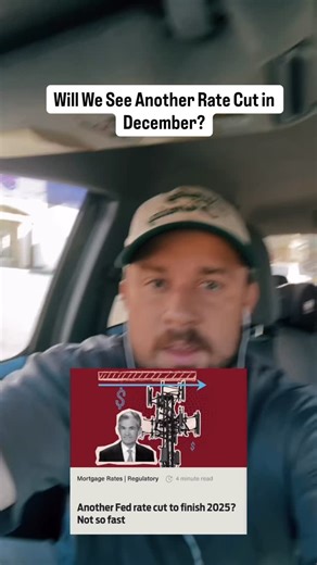 1.2K views | The reality is there is not enough data on the table yet to know what’s going to happen in December… when there’s no data, the Fed remains cautious. #mortgagetips #homebuyertips #interestrates #ratecuts | Aaron Jensen | Facebook