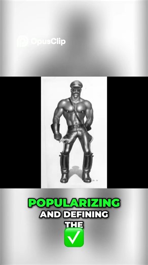 Tom Of Finland Defining Black, Gay Leather Aesthetic in Gay Culture #tomoffinlandinspired #gayart