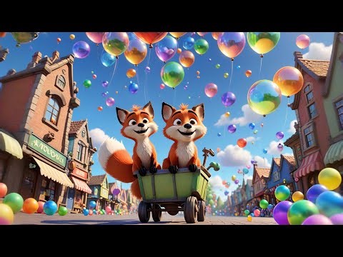 Balloon Ride to ZooTopia 🎈🦒🐘 | Learn Animal Names for Kids | Fun Zoo Adventure