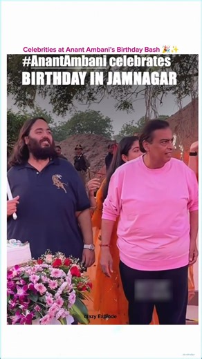 Celebrities at Anant Ambani’s Birthday Bash 🎉✨#anantambani #birthday #varundhawan #shortsfeed #love