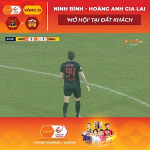 Highlights Ninh Bình vs Hoàng Anh Gia Lai | Bất ngờ xuyên suốt, đội chủ nhà thêm một lần nhận "gáo nước lạnh". #VPF #LPBank #VLeague1 #Season20252026 #ShineTogether #FPTPlay #DongLucSport #Jogarbola #NBFCvHAGL | V.League