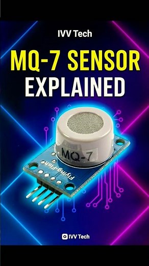 MQ-7 Gas Sensor explained. This tiny sensor detects deadly CO gas!#MQ7 #GasSensor #TechShorts #tech
