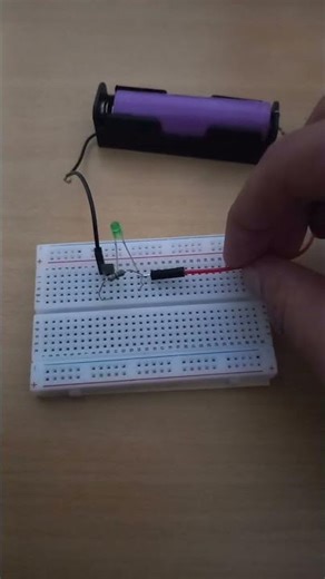 running an LED using transistor , transistor project