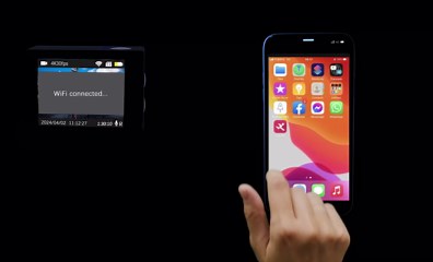 Apexcam Action Camera 4K Sports Cameras 20MP 40M WiFi Waterproof Underwater Camera with 2.4G Remote Control 2 Batteries 2.0'' LCD Ultra HD Cameras with Mounting Accessories Kit