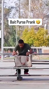 Bait Purse Prank 🤣 #Pranks #JoeySalads #BaitPrank | Joey Salads