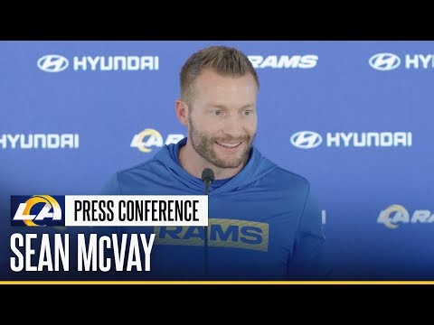Sean McVay On Davante Adams' Injury Update, Tutu Atwell's Game Status & Byron Young's Consistency