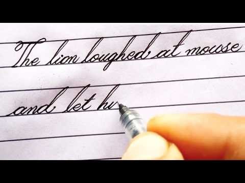 How to Write Beautiful Cursive Handwriting Fast | Easy Handwriting Improvement