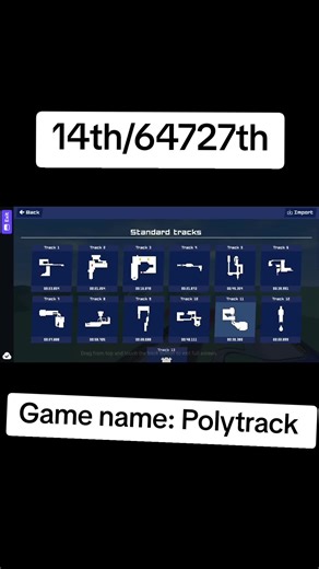 Réussite sur Polytrack : Mon PB en vitesse !