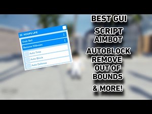 OP HOOPS LIFE GUI - (AIMBOT) (AUTO BLOCK/DEFENSE & MORE!)