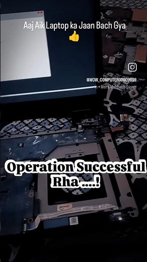 Aaj Aik Laptop ka Jaan Bach Gya #laptopaccessories #laptoprepair #shortsboost