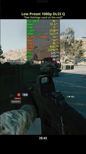 Battlefield 6 REDSEC - RTX 4050 laptop #gaming #rtx4050 #gaminglaptop