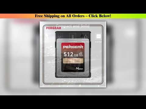 PERGEAR CFexpress 4.0 Type B Memory Card 512GB 1TB 3500MB/S Write Speed 3400MB/S Read Speed 8k RAW