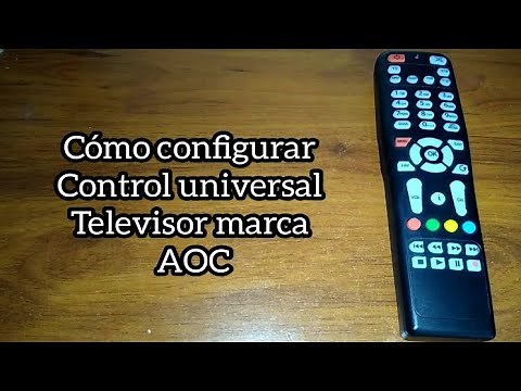 Code for AOC TV. Universal control.