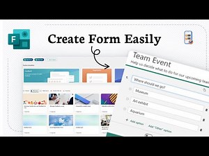 How to create a form with Microsoft Forms (Quick Build)